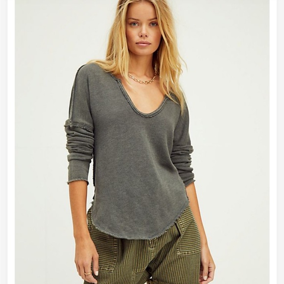 We The Free Come And Get It Knit Long Sleeve Top Sz XS #0352 - Picture 2 of 9